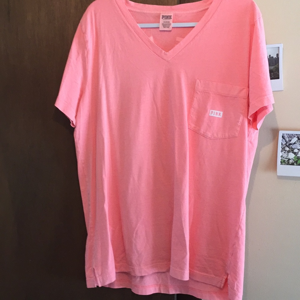 PINK brand short sleeve pocket shirt.
